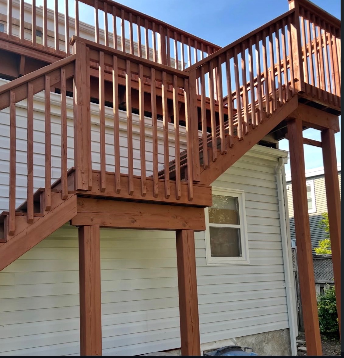 Frugal Handyman deck work